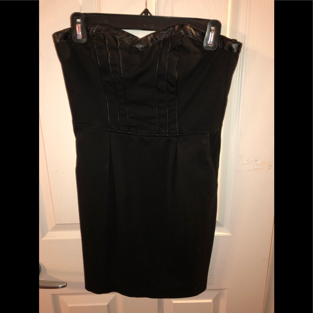 Strapless Black “Charlotte Russe” Dress - Size S